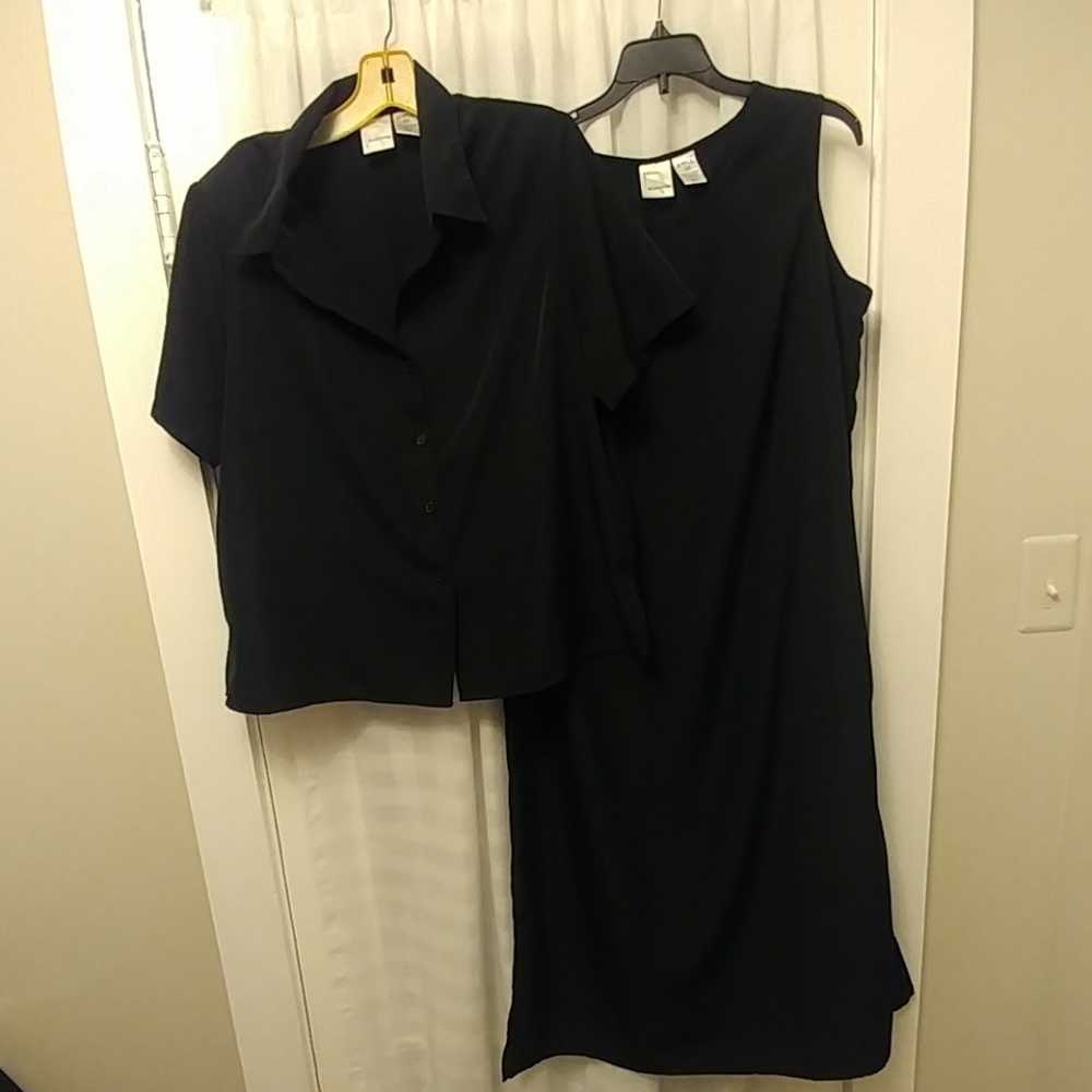 🐢Roaman's - 2 piece black set